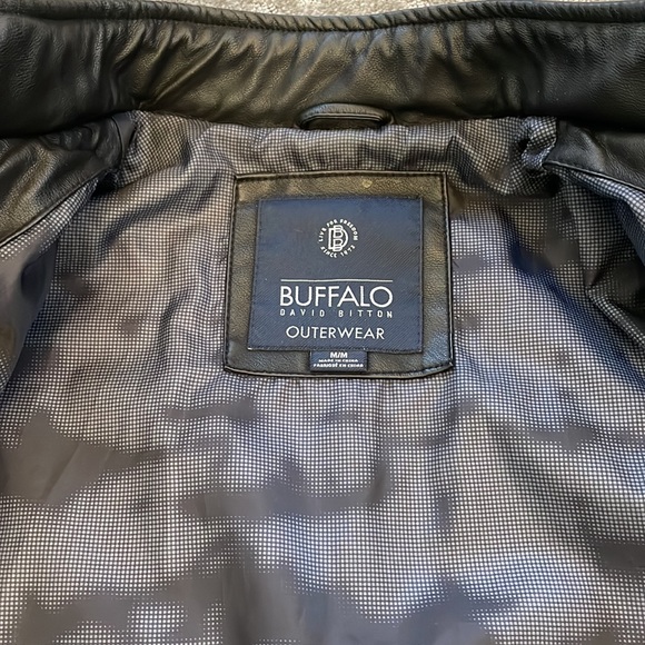 Black Vegan Leather Jacket - Picture 7 of 8